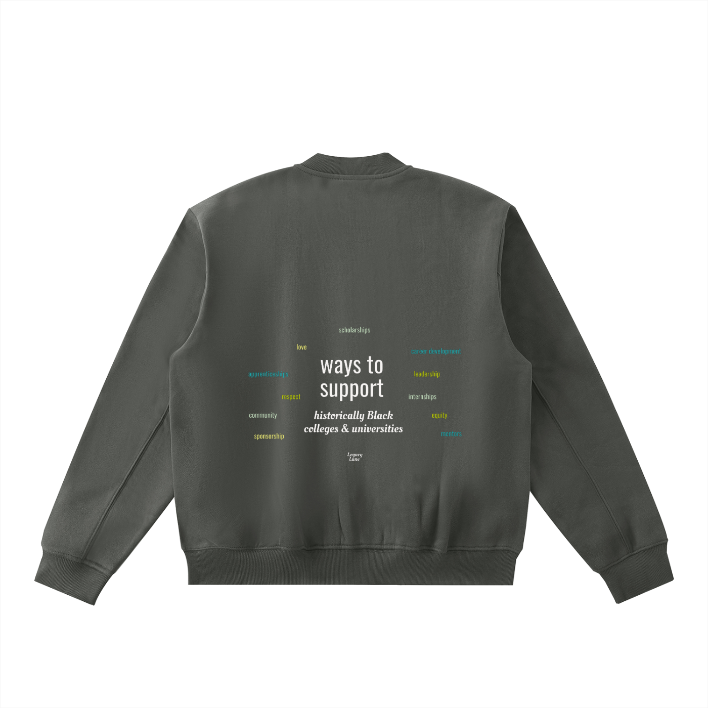 ways to support | Fleece Varsity Zip Up