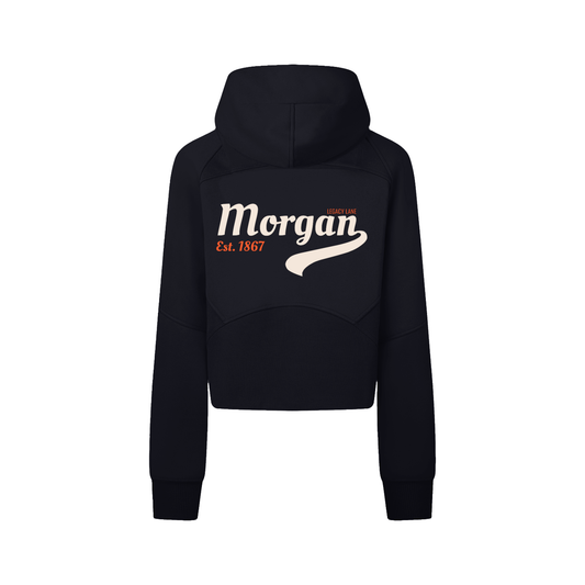 MSU Collegiate | Cropped Zip-Up Hoodie