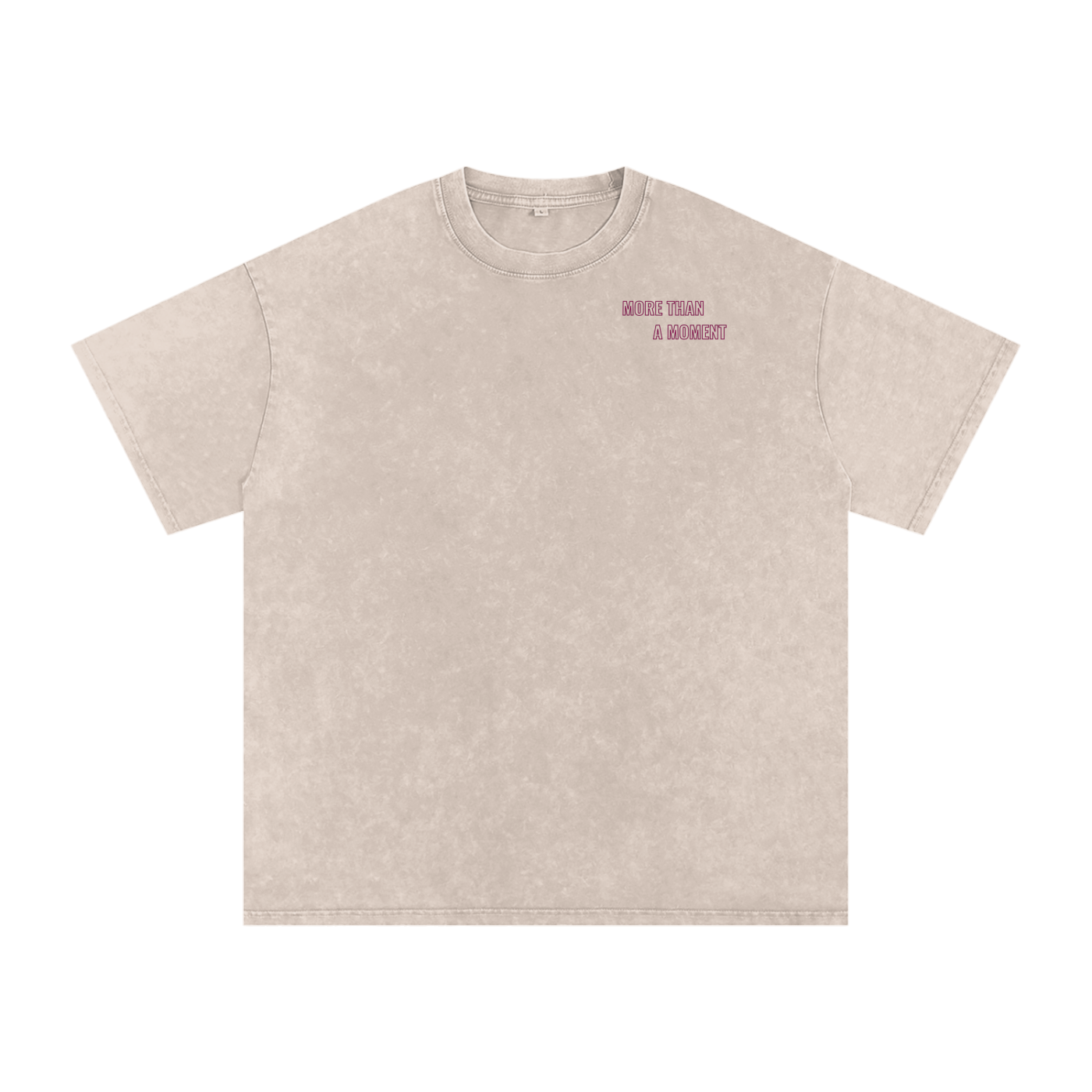 Historical HU | Snow Washed Oversized Cotton T-Shirt