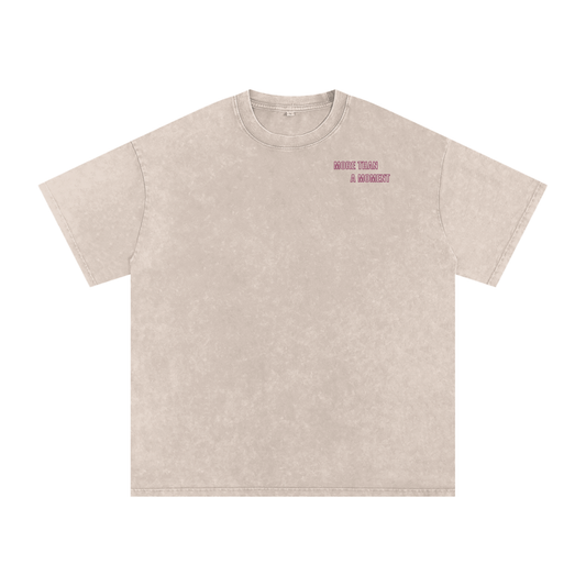 Historical HU | Snow Washed Oversized Cotton T-Shirt