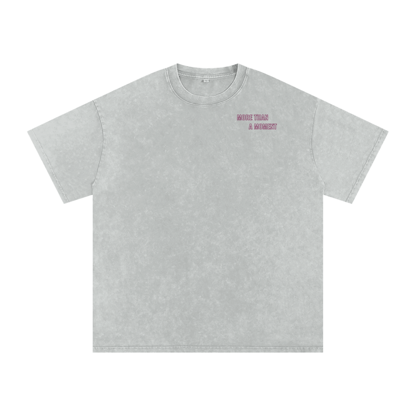 Historical HU | Snow Washed Oversized Cotton T-Shirt