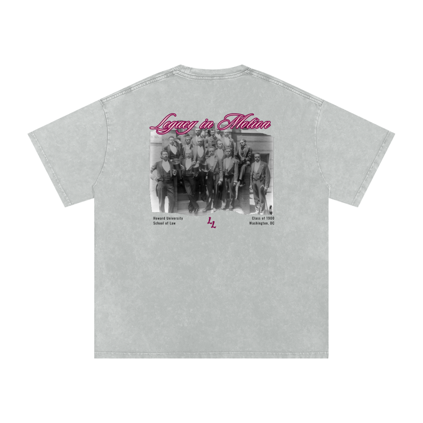 Historical HU | Snow Washed Oversized Cotton T-Shirt