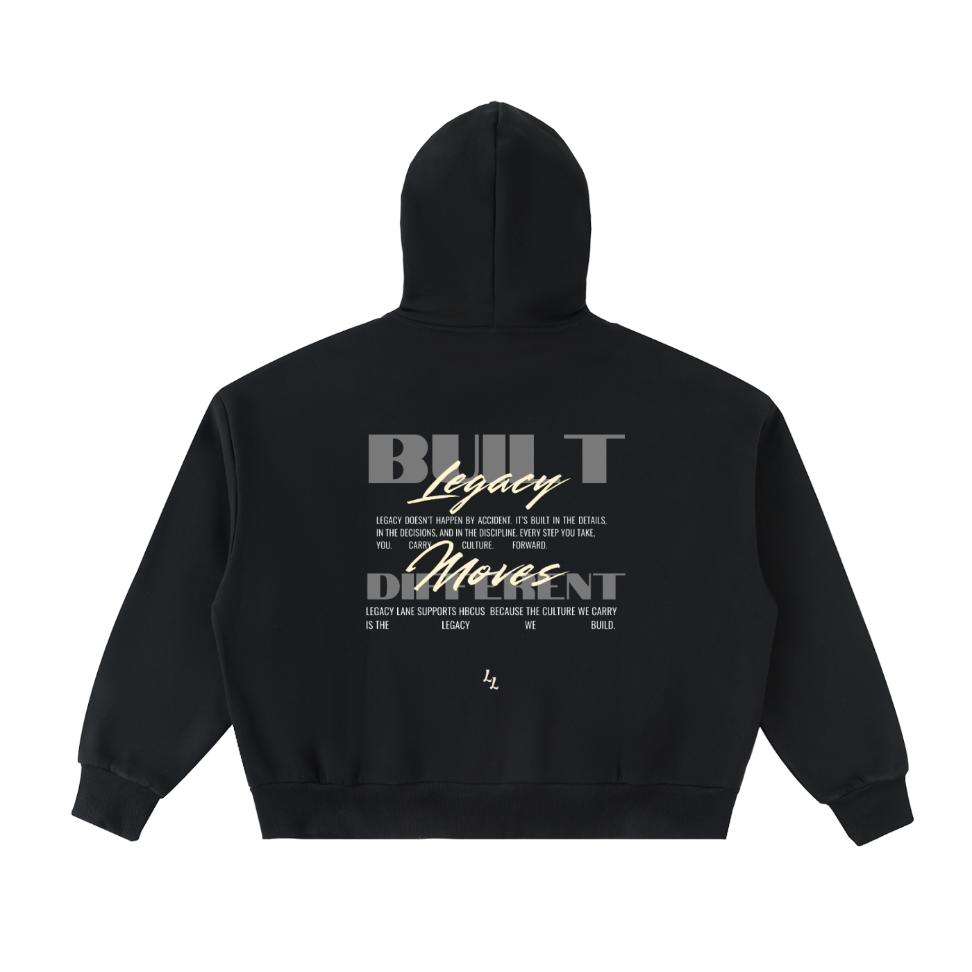 Built Different | Full Zip Boxy Hoodie